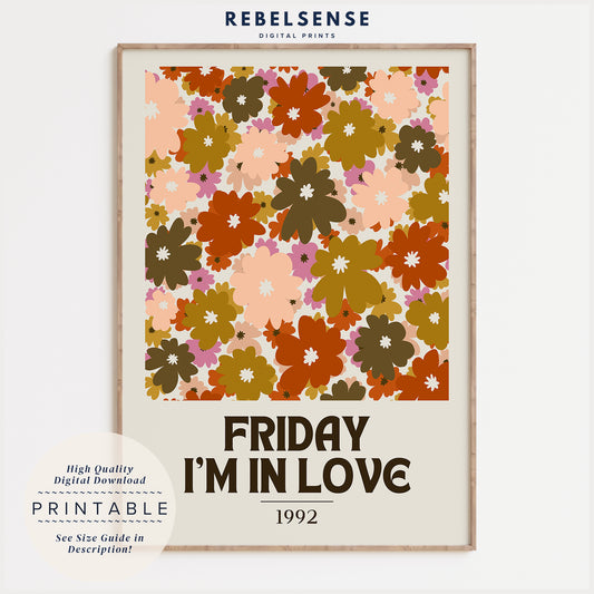 Green Friday I'm In Love Print