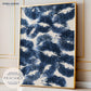 Blue Lipstick Kisses Print